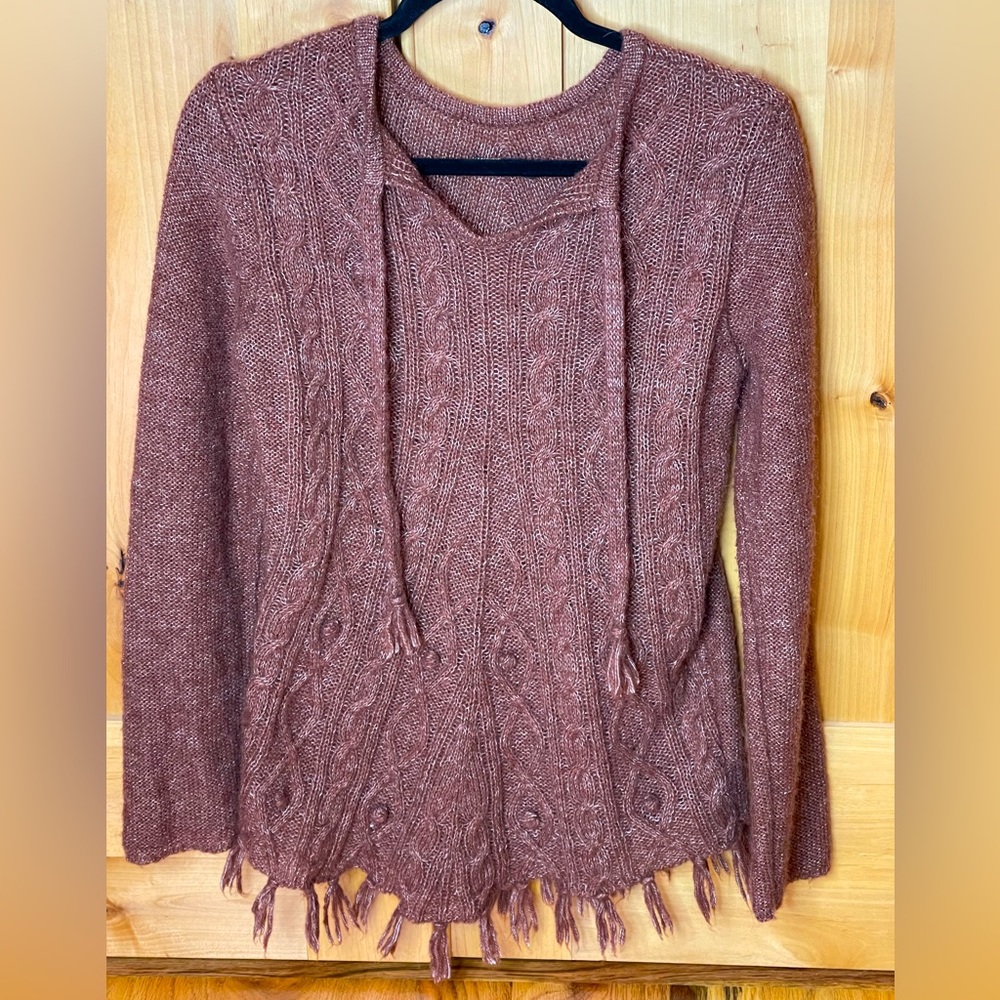 Prana fringe sweater